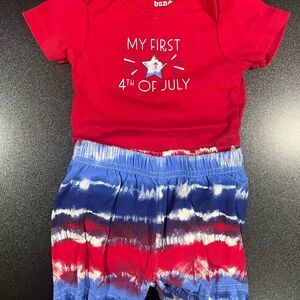 My First 4th Of July Matching Set Onesie & Shorts 🇺🇸 🌟